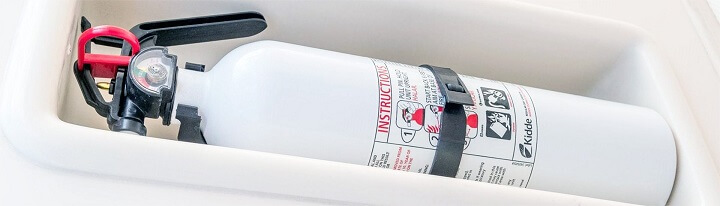 Fire Extinguisher in Boat 