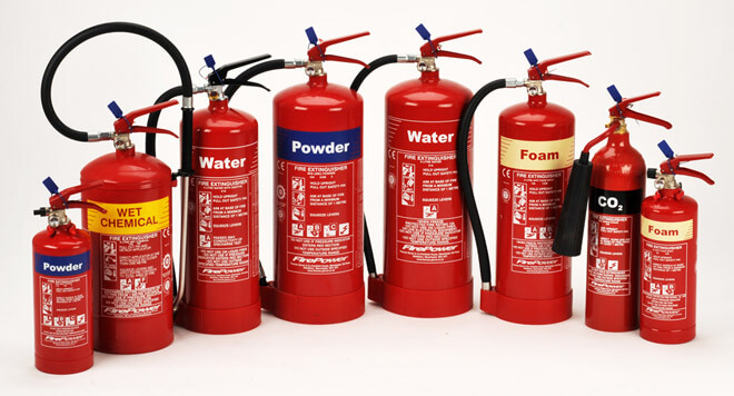 different Types of Fire Extinguishers