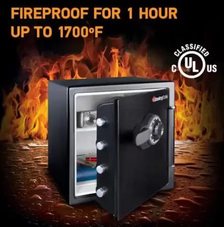 UL rated fireproof safe