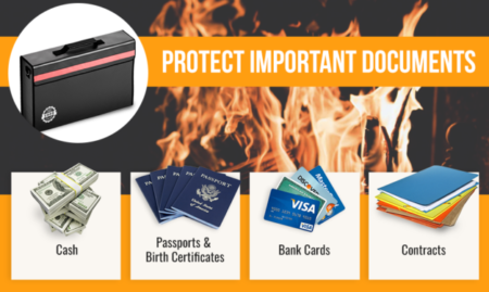 how fireproof document safe works
