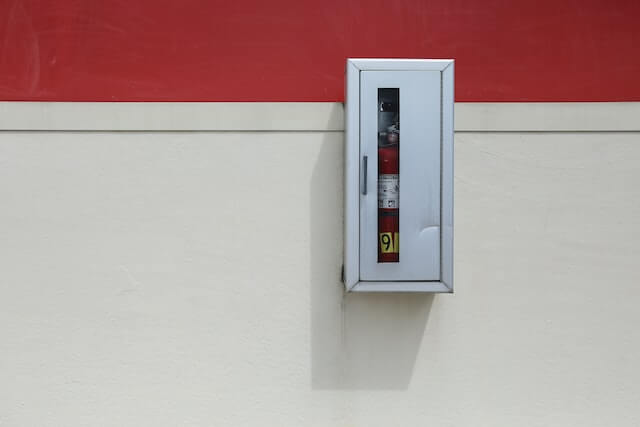 Fire Extinguisher On Wall