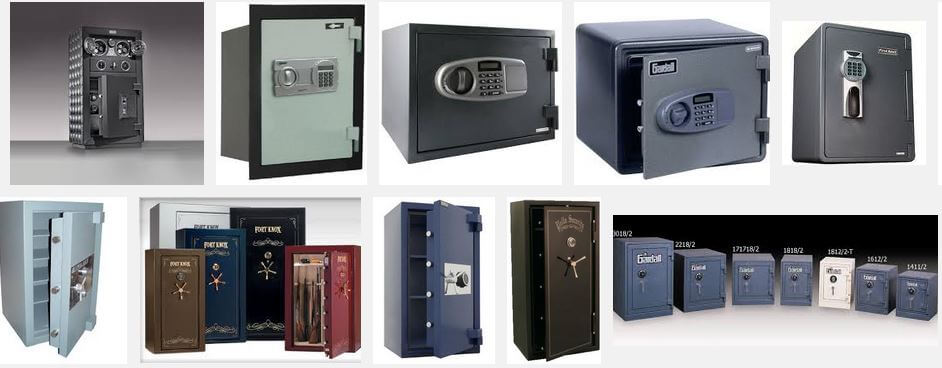different kind of safes