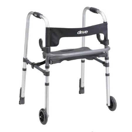 Drive Medical Deluxe Clever Lite Walker with Wheels