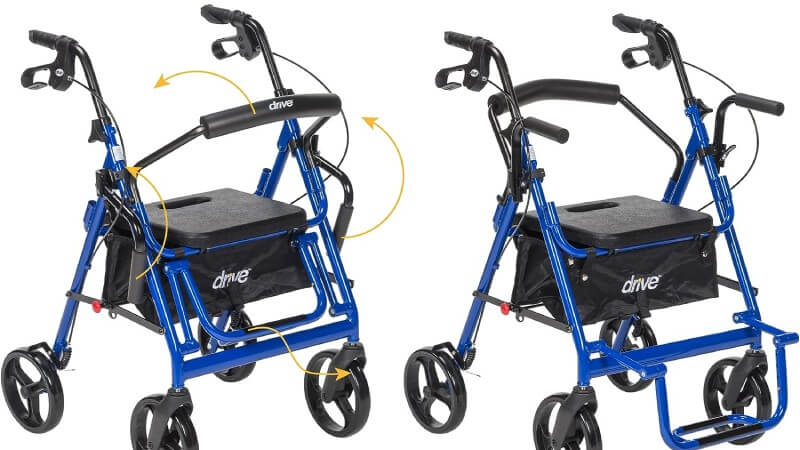 Drive Duet Transport Chair and Rollator Review